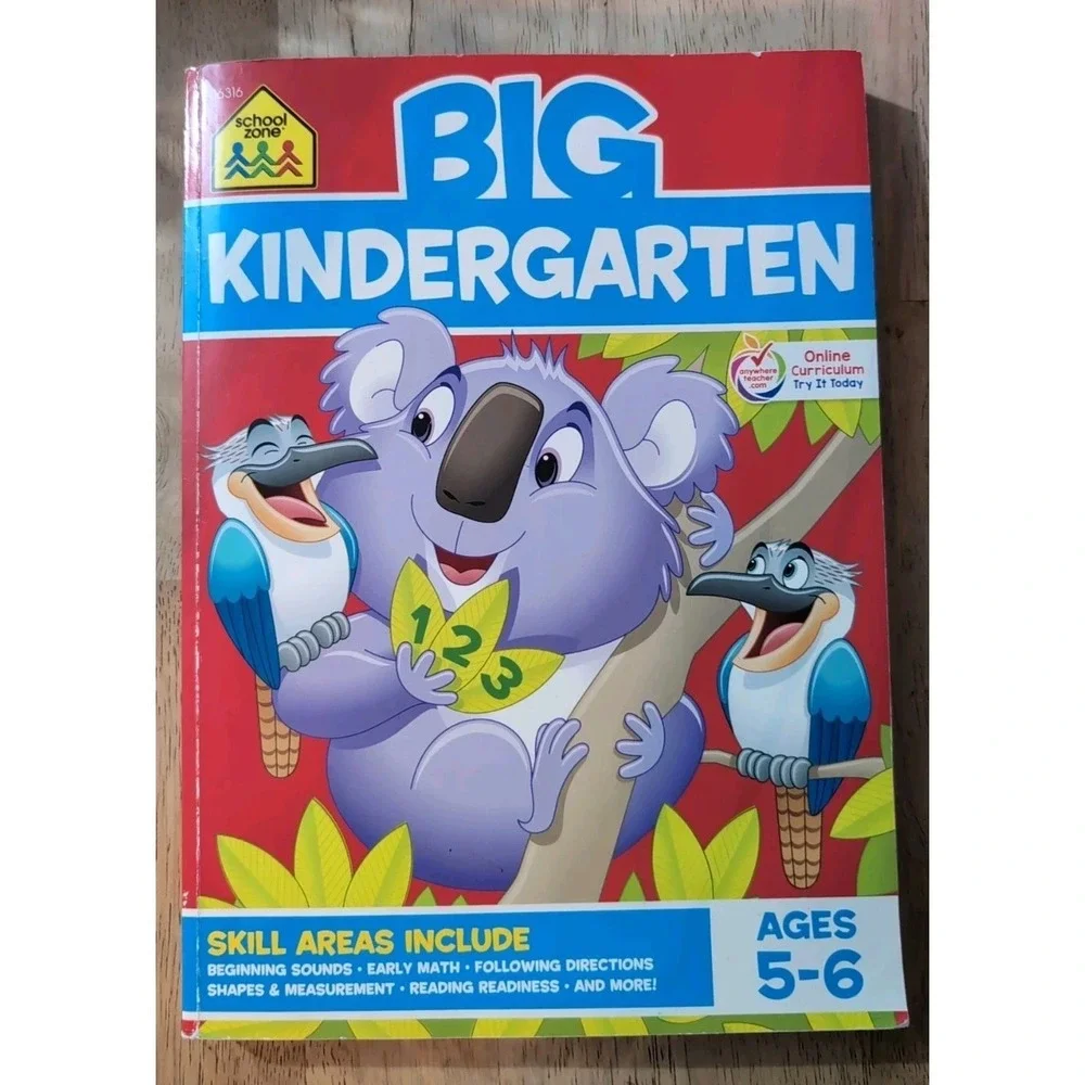 Big Kindergarten by School Zone Publishing Company Staff (2019, Trade Paperback)